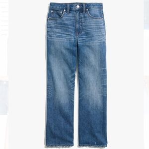 Slim Wide Leg Jeans in Garrett Wash